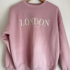 3 for $20 Reitmans Pink London Sweatshirt